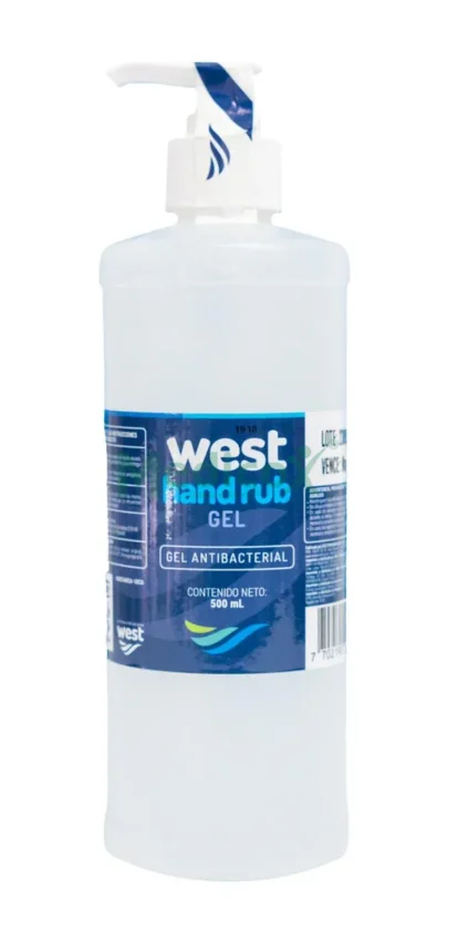 Hand Rub Gel - West | Gel Antibacterial para Higiene de Manos Hospitalaria