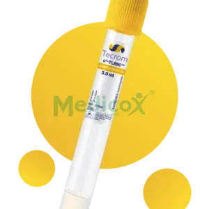 Tubo de Sangre T/Amarilla - Tecrom | Gel Separador y Activador de Coagulación