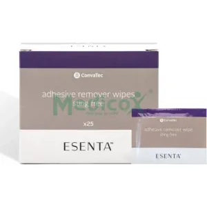 ESENTA Sting Free – Toallitas Removedoras de Adhesivo Médico | Convatec