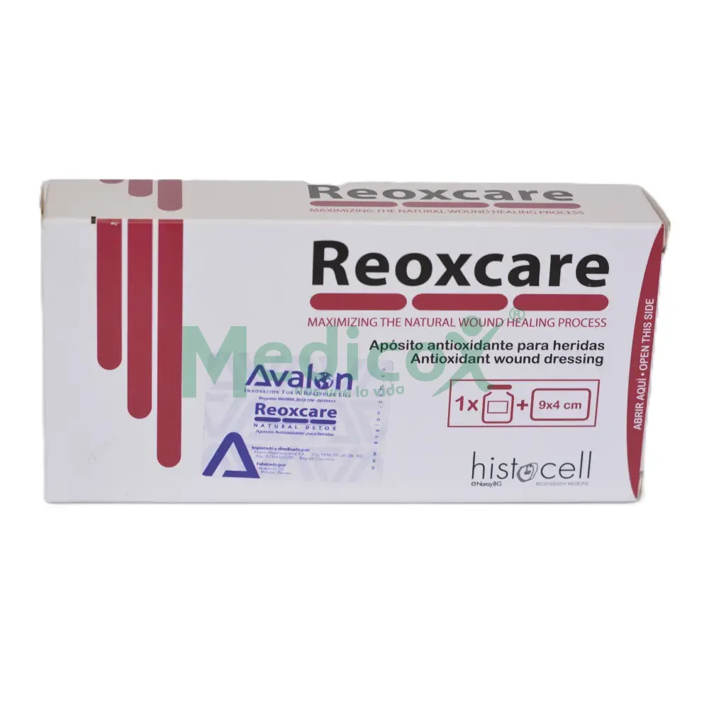 REOXCARE® Apósito Antioxidante para Heridas Crónicas y Difíciles de Cicatrizar - AVALON