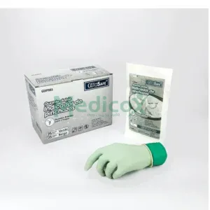 Guante Indicador de Pinchazos Esteril sin Talco Caja X 25 Pares  Alfasafe